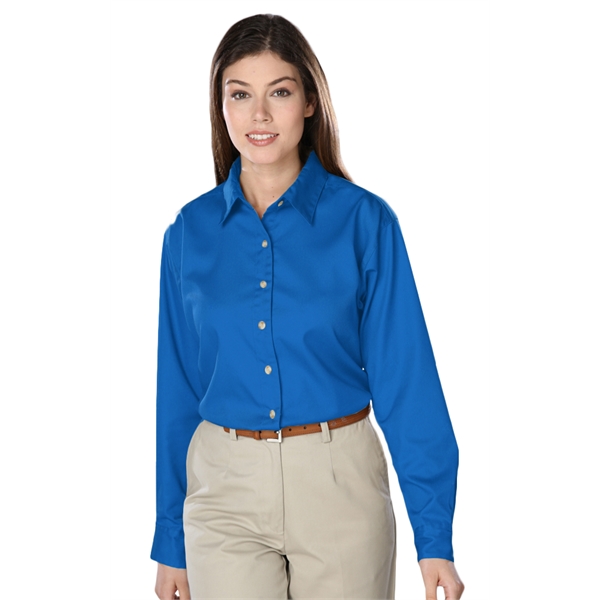 Ladies' L/S Scotchgard™ Treated Twill Shirt - Ladies' L/S Scotchgard™ Treated Twill Shirt - Image 13 of 15