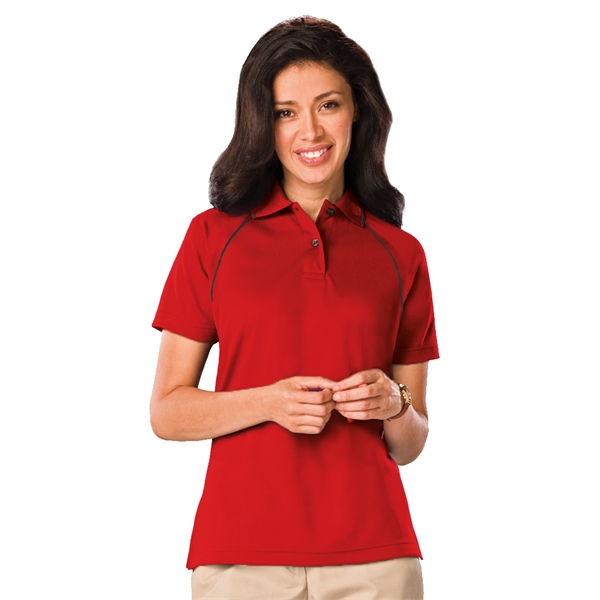 Ladies' Wicking Contrast Piping Polo