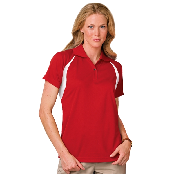 Ladies' Wicking Raglan Sleeve Polo