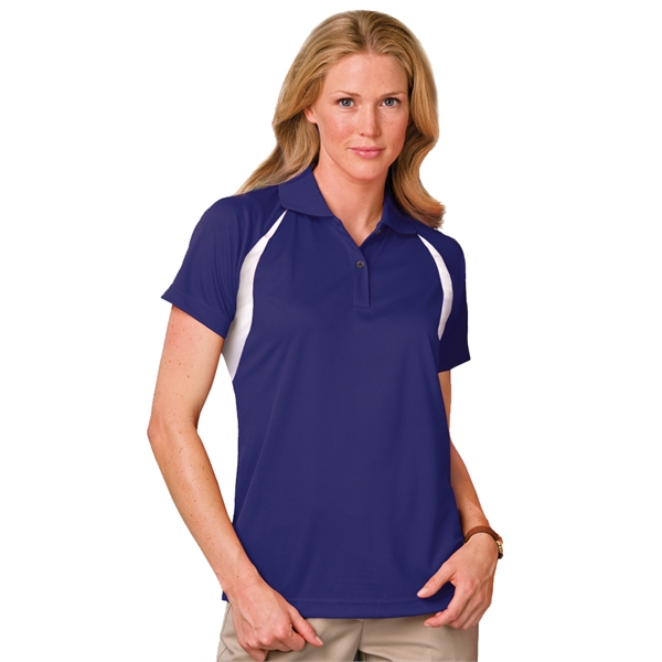 Ladies' Wicking Raglan Sleeve Polo