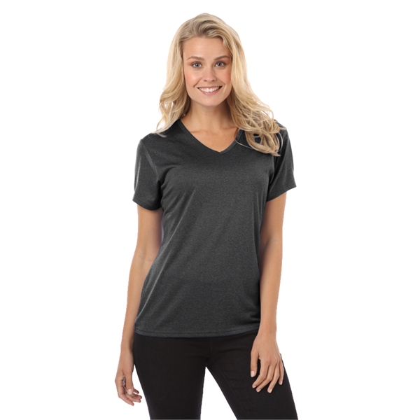 Ladies' Heather V-Neck T-Shirt - Ladies' Heather V-Neck T-Shirt - Image 1 of 5