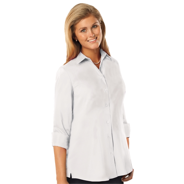 Ladies' 3/4 Sleeve Superblend™ Swing Shirt - Ladies' 3/4 Sleeve Superblend™ Swing Shirt - Image 7 of 7