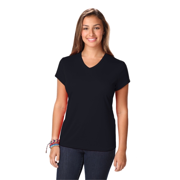 Ladies' Value Wicking V-Neck Tee