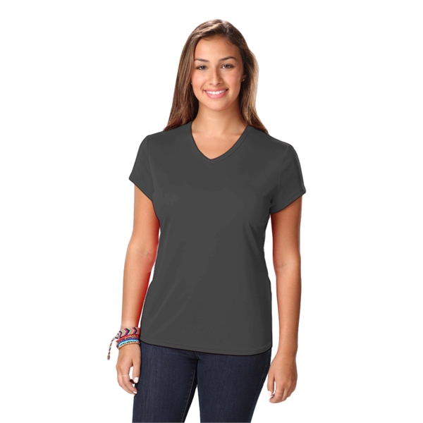 Ladies' Value Wicking V-Neck Tee