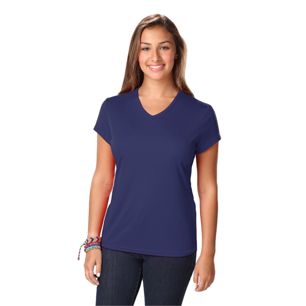 Ladies' Value Wicking V-Neck Tee