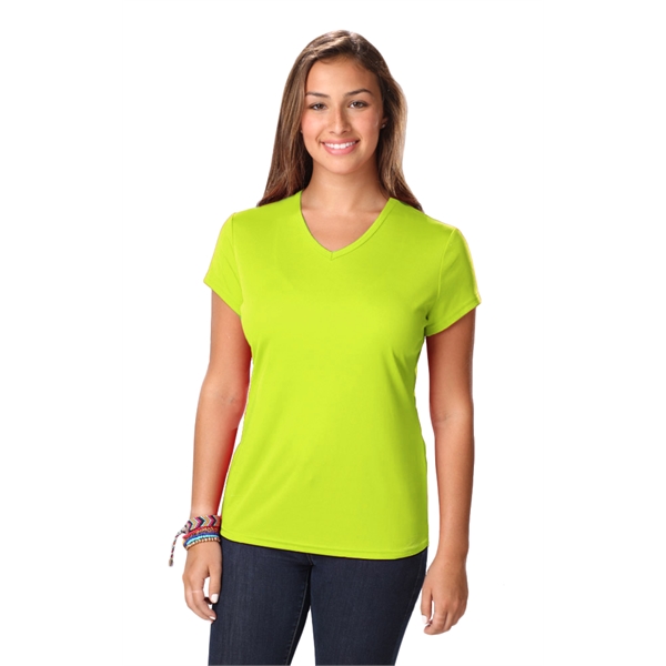 Ladies' Value Wicking V-Neck Tee