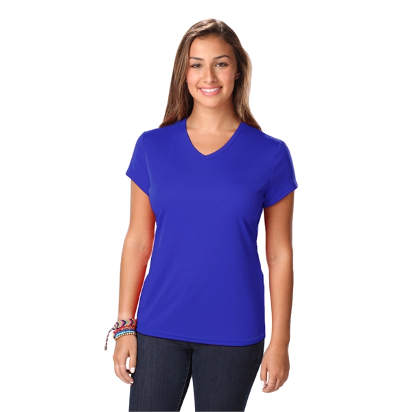 Ladies' Value Wicking V-Neck Tee