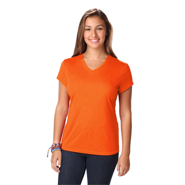Ladies' Value Wicking V-Neck Tee