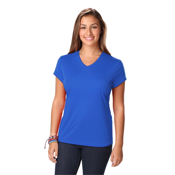 Ladies' Value Wicking V-Neck Tee