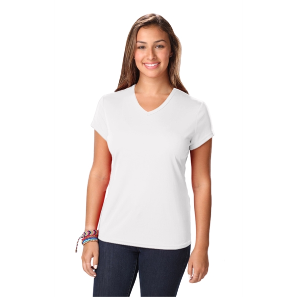 Ladies' Value Wicking V-Neck Tee