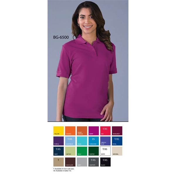 Ladies' Short Sleeve Soft Touch Polo - Ladies' Short Sleeve Soft Touch Polo - Image 0 of 23