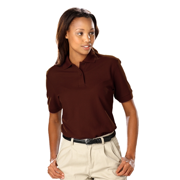 Ladies' Short Sleeve Soft Touch Polo - Ladies' Short Sleeve Soft Touch Polo - Image 7 of 23
