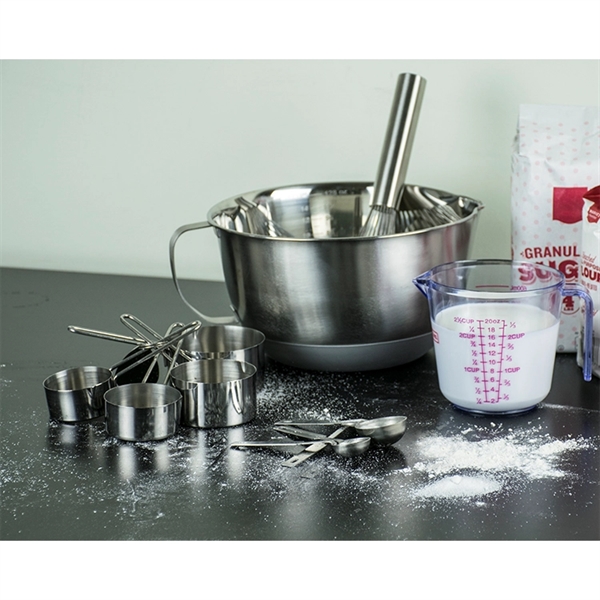 Stainless Steel Measuring Cups - Stainless Steel Measuring Cups - Image 1 of 2