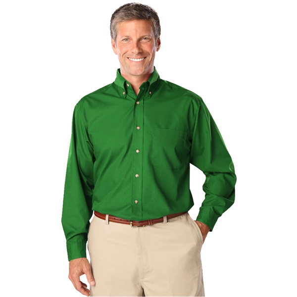 Men's L/S Superblend™ Shirt with Bone Buttons - Men's L/S Superblend™ Shirt with Bone Buttons - Image 12 of 27