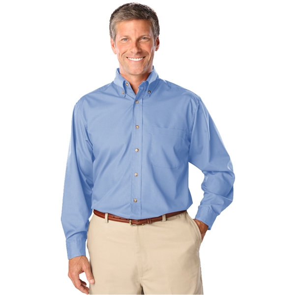 Men's L/S Superblend™ Shirt with Bone Buttons - Men's L/S Superblend™ Shirt with Bone Buttons - Image 13 of 27