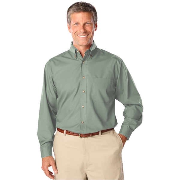 Men's L/S Superblend™ Shirt with Bone Buttons - Men's L/S Superblend™ Shirt with Bone Buttons - Image 21 of 27