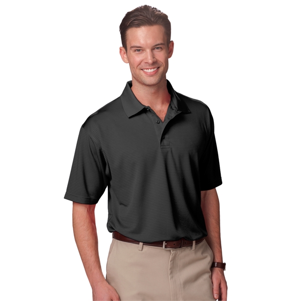 Adult Tonal Stripe Polo - Adult Tonal Stripe Polo - Image 1 of 4