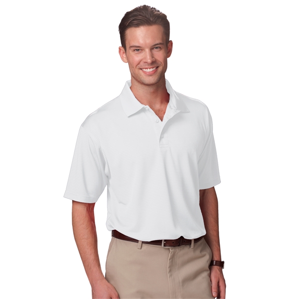 Adult Tonal Stripe Polo - Adult Tonal Stripe Polo - Image 4 of 4