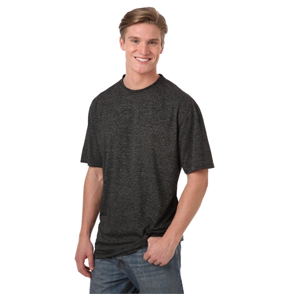 Men's Heathered Crew Neck Tee