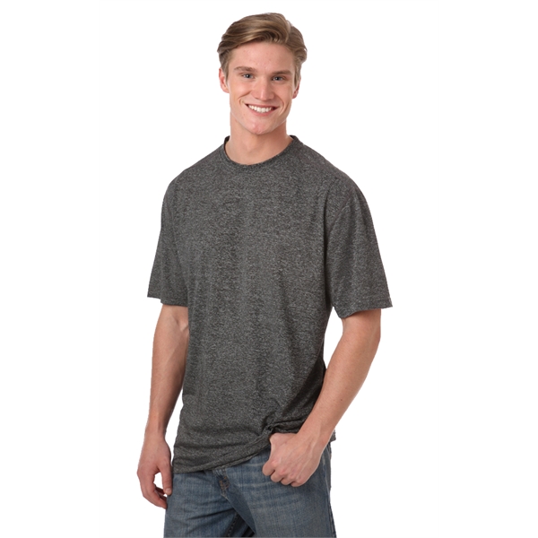 Men's Heathered Crew Neck Tee