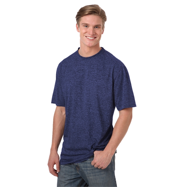 Men's Heathered Crew Neck Tee
