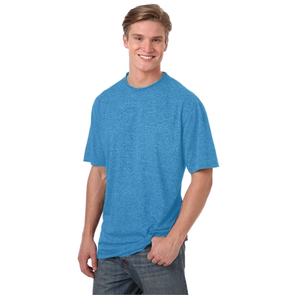 Men's Heathered Crew Neck Tee