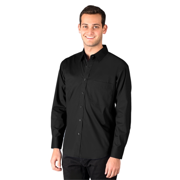 Men's L/S Superblend™ Untucked Shirt - Men's L/S Superblend™ Untucked Shirt - Image 1 of 6