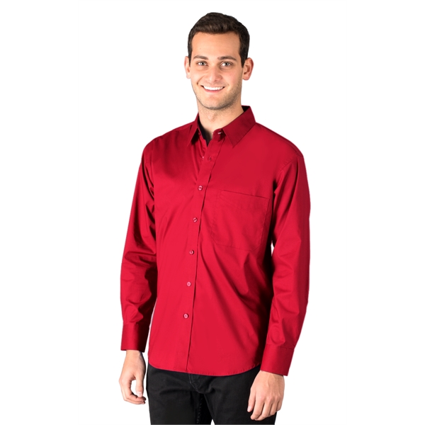 Men's L/S Superblend™ Untucked Shirt - Men's L/S Superblend™ Untucked Shirt - Image 4 of 6