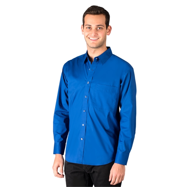 Men's L/S Superblend™ Untucked Shirt - Men's L/S Superblend™ Untucked Shirt - Image 5 of 6