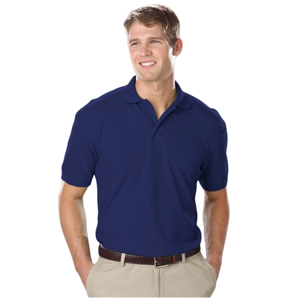 Men's Tall Soft Touch Short Sleeve Pique Polo - Men's Tall Soft Touch Short Sleeve Pique Polo - Image 0 of 7