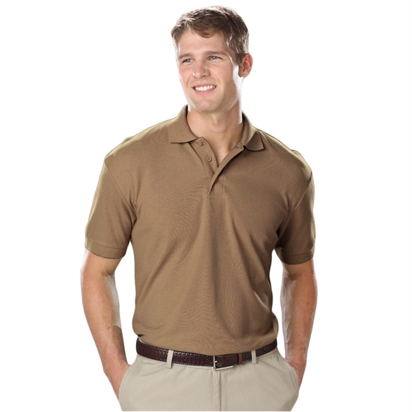 Men's Tall Soft Touch Short Sleeve Pique Polo - Men's Tall Soft Touch Short Sleeve Pique Polo - Image 7 of 7