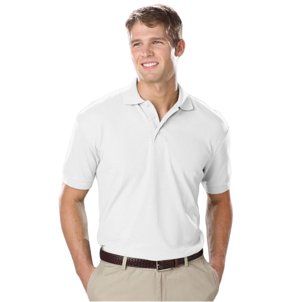Men's Tall Soft Touch Short Sleeve Pique Polo - Men's Tall Soft Touch Short Sleeve Pique Polo - Image 5 of 7