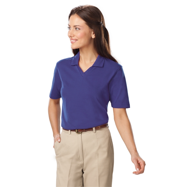Custom Ladies' Superblend V-Neck Polo