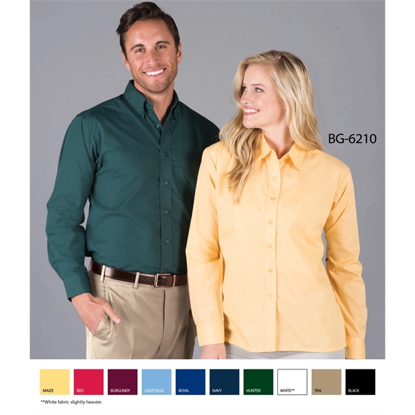 Ladies' L/S Value Poplin Shirt
