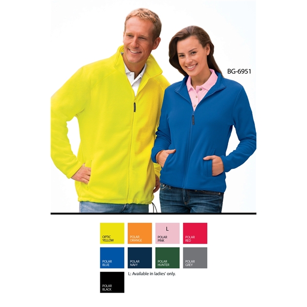 Ladies' Micro Fleece Full Zip Jacket