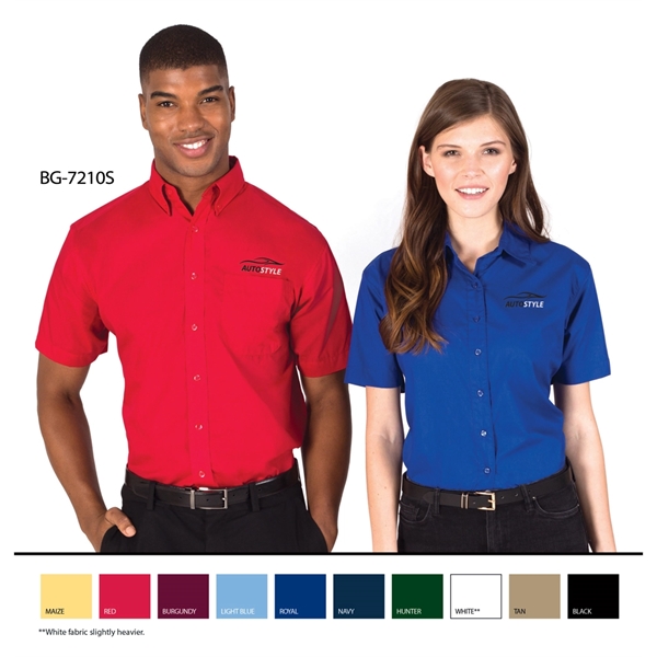 Men's Short-Sleeve Value Poplin Shirt