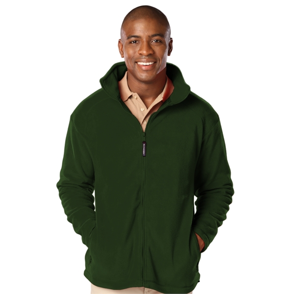 Custom Men's Micro Fleece Full Zip Jacket