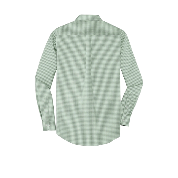 Port Authority Plaid Pattern Easy Care Shirt. - Port Authority Plaid Pattern Easy Care Shirt. - Image 10 of 25