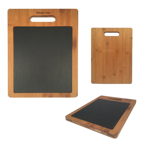 Bamboo/Slate Cutting Board - Bamboo/Slate Cutting Board - Image 2 of 3