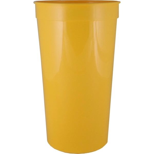 32 oz. Smooth Wall Plastic Stadium Cup - 32 oz. Smooth Wall Plastic Stadium Cup - Image 1 of 10
