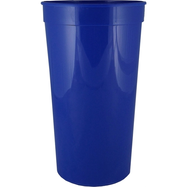 32 oz. Smooth Wall Plastic Stadium Cup - 32 oz. Smooth Wall Plastic Stadium Cup - Image 3 of 10