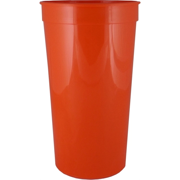32 oz. Smooth Wall Plastic Stadium Cup - 32 oz. Smooth Wall Plastic Stadium Cup - Image 6 of 10