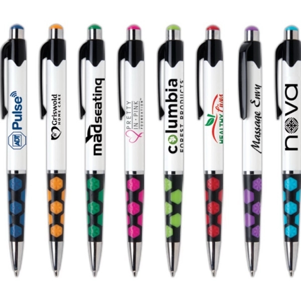 Mardi Gras® Hex Pen (Pat #D709,951) - Mardi Gras® Hex Pen (Pat #D709,951) - Image 0 of 18