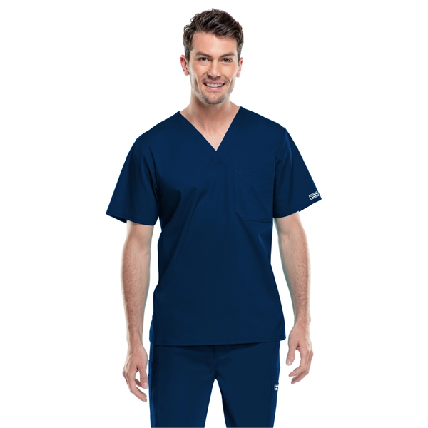 Cherokee - Workwear Core Stretch - Men's Tuckable V-Neck ... - Cherokee - Workwear Core Stretch - Men's Tuckable V-Neck ... - Image 7 of 12