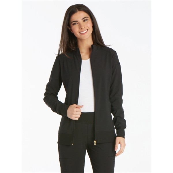 Cherokee - iFlex - 2 Pocket Zip Front Jacket - Cherokee - iFlex - 2 Pocket Zip Front Jacket - Image 0 of 9