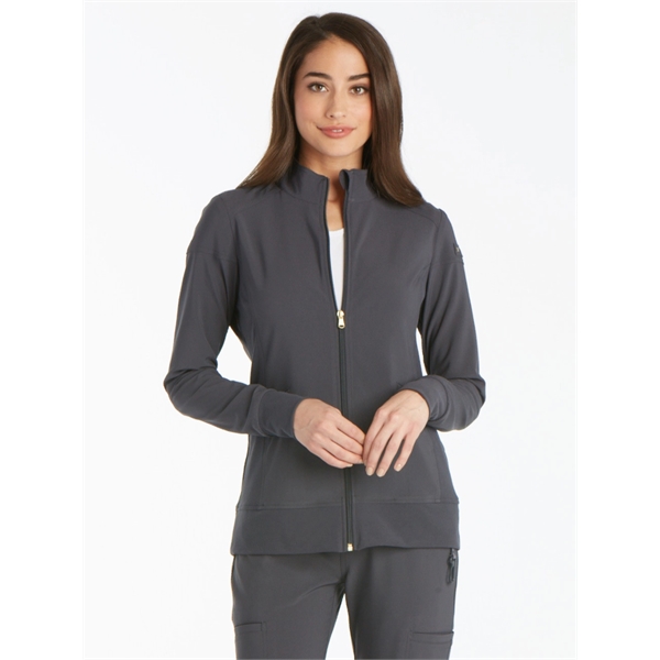 Cherokee - iFlex - 2 Pocket Zip Front Jacket - Cherokee - iFlex - 2 Pocket Zip Front Jacket - Image 6 of 9