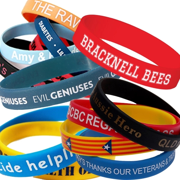 Custom Printed Silicone Bracelets - Custom Printed Silicone Bracelets - Image 10 of 10