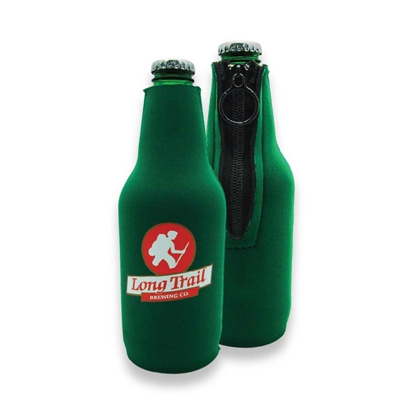 Full Color Bottle Cooler with Zipper - Full Color Bottle Cooler with Zipper - Image 0 of 0