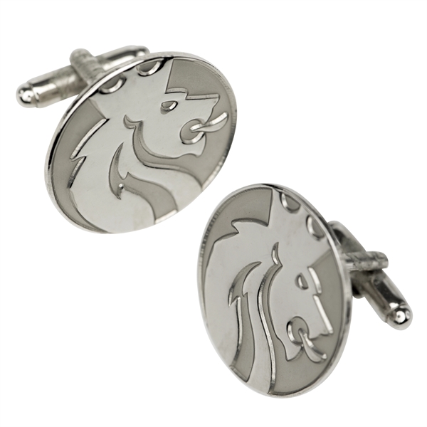 Cufflinks - Custom - Sandblast & Polished 3/4" - Cufflinks - Custom - Sandblast & Polished 3/4" - Image 0 of 0