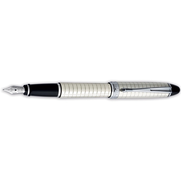 Aurora Sterling Silver Quadra Pattern Fountain Pen - Aurora Sterling Silver Quadra Pattern Fountain Pen - Image 0 of 0